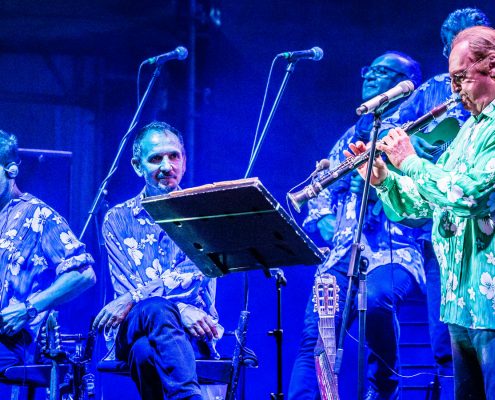 Renzo Arbore e l'orchestra al Forte Arena Sardegna